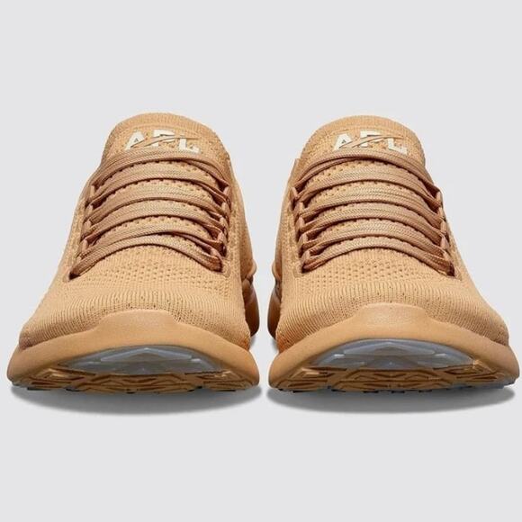 NEW APL Athletic Propulsions Lab Men's Techloom Breeze Tan Sneakers - Picture 7 of 16